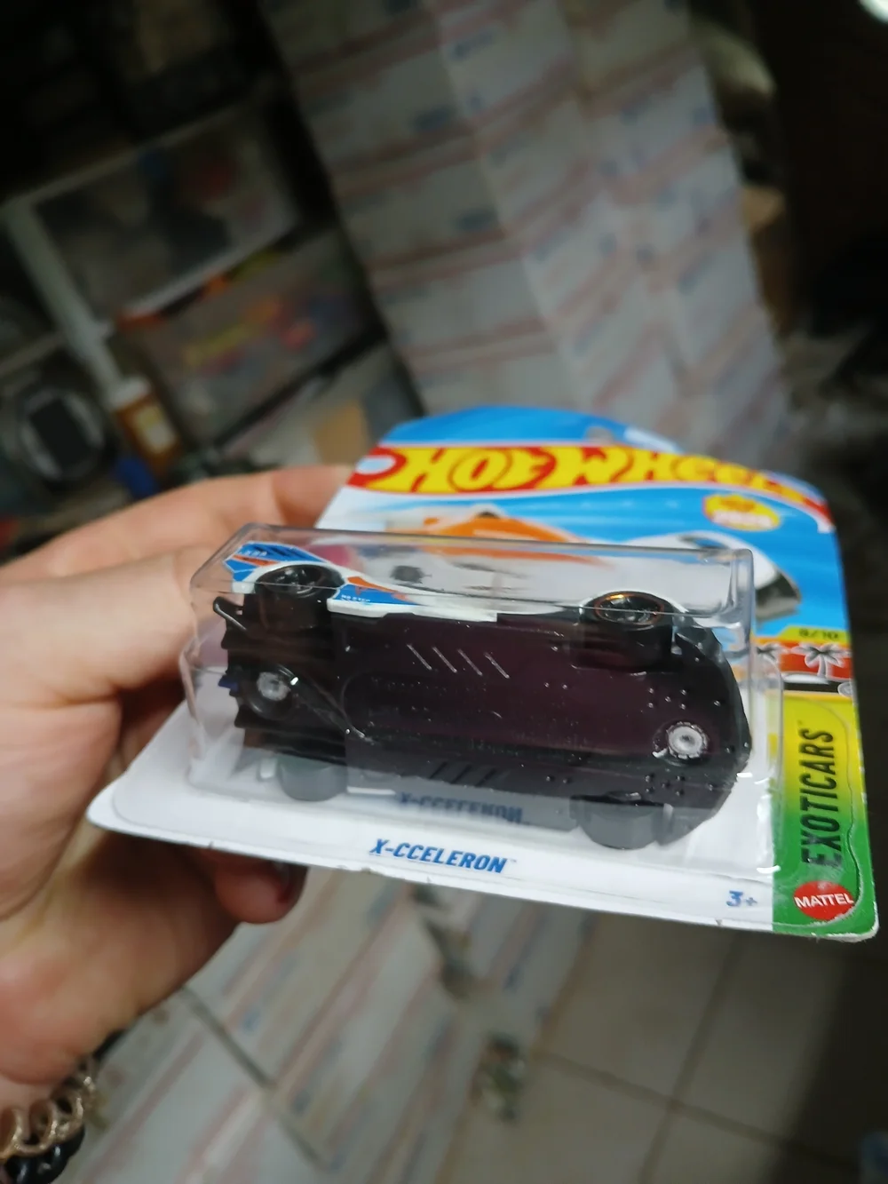 2026 Hot Wheels X-Cceleron (No. 75/250, 6/10) from the Exoticars mini collection